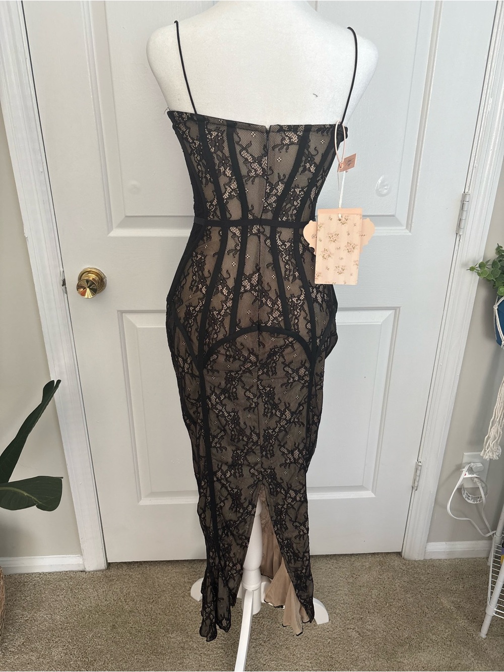 NWT Lacemade Black Moon Shade Corset Dress-M - Picture 5 of 12